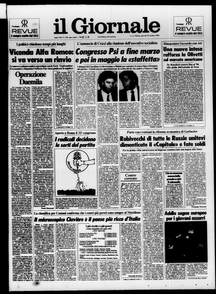 Il giornale : quotidiano del mattino